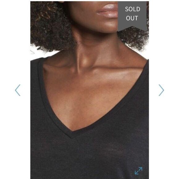 NWT- Leith Slouchy Black Knit Top - Picture 2 of 5